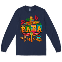 Navy papa cito cinco de mayo Long Sleeve Tee - AdoDesignShop