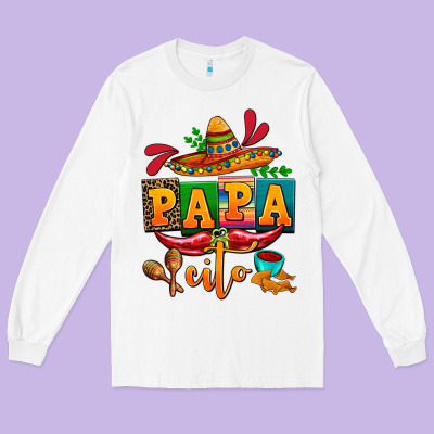 Papa Cito Cinco De Mayo Long Sleeve Tee Designed By Adodesignshop