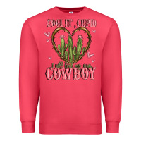 Cardinal cool it cupid i will find my own cowboy Premium Sweatshirt - MaliasSmallBusiness