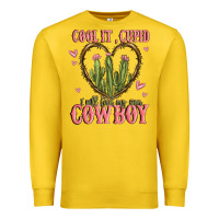 Lemon cool it cupid i will find my own cowboy Premium Sweatshirt - MaliasSmallBusiness