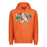 Carrot Hop Bunny Easter Premium Hoodie - BundleAndBundleShop