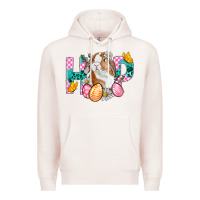 Pale Pink Hop Bunny Easter Premium Hoodie - BundleAndBundleShop