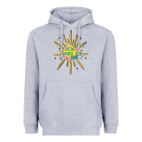 Heather Grey here comes the sun Heavyweight Hoodie - MaliasSmallBusiness