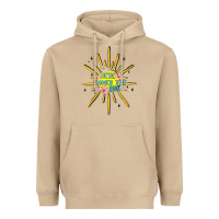 Mushroom here comes the sun Heavyweight Hoodie - MaliasSmallBusiness