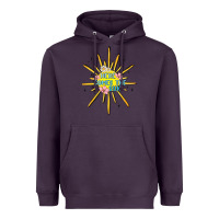 Plum here comes the sun Heavyweight Hoodie - MaliasSmallBusiness