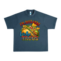Midnight Navy im just here for the tacos Urban Heavy Tee - CTS Tumbler Store