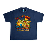 Navy im just here for the tacos Urban Heavy Tee - CTS Tumbler Store