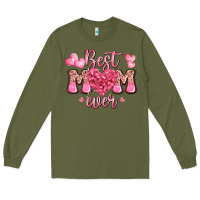 Army Green best mom ever mother's day Long Sleeve Tee - JahusDesignShop