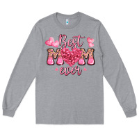 Heather Grey best mom ever mother's day Long Sleeve Tee - JahusDesignShop