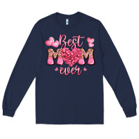 Navy best mom ever mother's day Long Sleeve Tee - JahusDesignShop