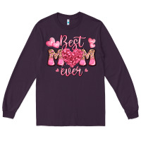 Plum best mom ever mother's day Long Sleeve Tee - JahusDesignShop