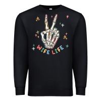 Black wife life Premium Sweatshirt - MaliasSmallBusiness