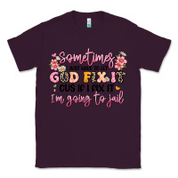 Plum sometimes i just have to let god fix it Classic Tee - JahusDesignShop