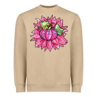 Sunflower Pumpkin Breast Cancer Heavyweight Sweatshirt | Teevron