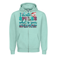 Seafoam i create smile what is your superpower Zipper Hoodie - AdoDesignShop