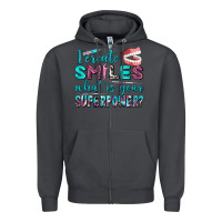 Smoke i create smile what is your superpower Zipper Hoodie - AdoDesignShop