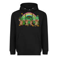Black st patrick's day baby highland cow Heavyweight Hoodie - MaliasSmallBusiness