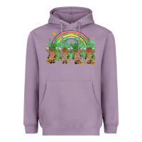 Lavender st patrick's day baby highland cow Heavyweight Hoodie - MaliasSmallBusiness