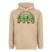 Mushroom st patrick's day baby highland cow Heavyweight Hoodie - MaliasSmallBusiness