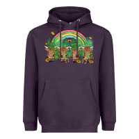 Plum st patrick's day baby highland cow Heavyweight Hoodie - MaliasSmallBusiness