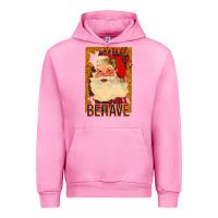 Fuchsia Pink Santa Behave Urban Hoodie - Bettercallsaul