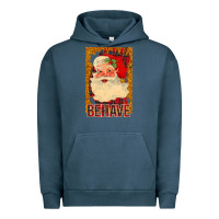 Pigment Midnight Navy Santa Behave Urban Hoodie - Bettercallsaul