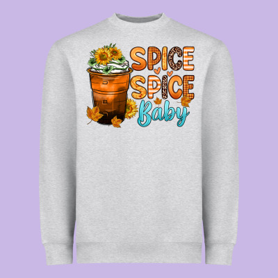 Spice Spice Baby Heavyweight Sweatshirt Designed By Zillion Design Studio