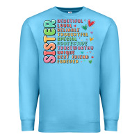 Ocean Blue sister beautiful loyal reliable Premium Sweatshirt - MaliasSmallBusiness