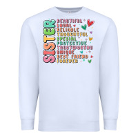 White sister beautiful loyal reliable Premium Sweatshirt - MaliasSmallBusiness