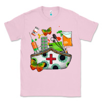 Bubblegum Pink nurse   juneteenth Classic Tee - AdoDesignShop