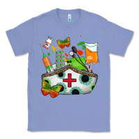 Colony Blue nurse   juneteenth Classic Tee - AdoDesignShop