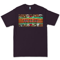 Plum western wild and floral leopard  cowhide licanse plate Premium Tee - Artiststas