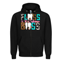 Black floss boss Zipper Hoodie - AdoDesignShop