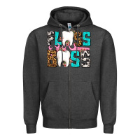 Charcoal Heather floss boss Zipper Hoodie - AdoDesignShop