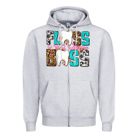 Heather Grey floss boss Zipper Hoodie - AdoDesignShop