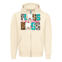 Sandshell floss boss Zipper Hoodie - AdoDesignShop