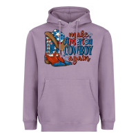 Lavender make america cowboy again Heavyweight Hoodie - MaliasSmallBusiness