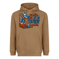 Toasted Coconut make america cowboy again Heavyweight Hoodie - MaliasSmallBusiness