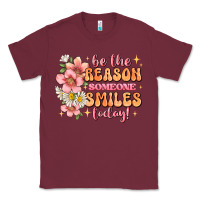 Burgundy be the reason someone smiles today Classic Tee - JahusDesignShop