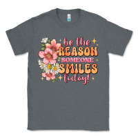 Charcoal Heather be the reason someone smiles today Classic Tee - JahusDesignShop
