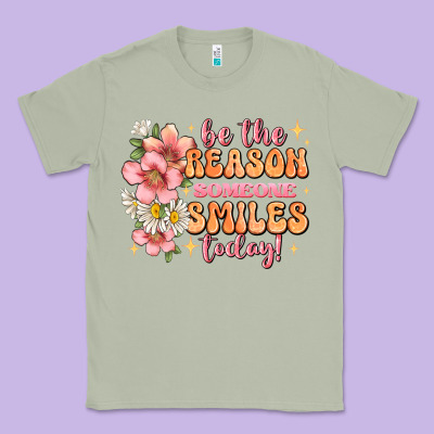 Be The Reason Someone Smiles Today Classic Tee Designed By Jahusdesignshop