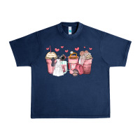 Navy wedding bride coffee cups Urban Heavy Tee - Zillion Design Studio