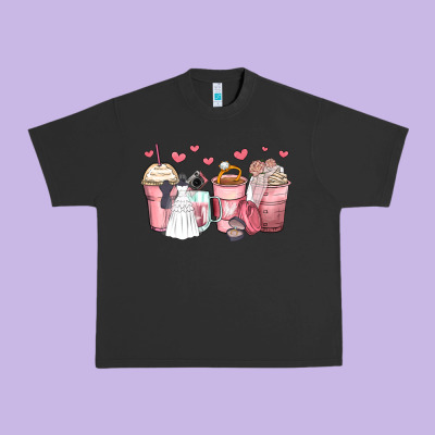 Wedding Bride Coffee Cups Urban Heavy Tee Designed By Zillion Design Studio