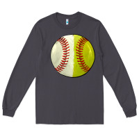 Smoke half baseball softball Long Sleeve Tee - JahusDesignShop