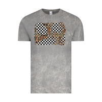 Cloud Rock race leopard background Vintage Tee - Zillion Design Studio