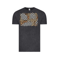 Vintage Black race leopard background Vintage Tee - Zillion Design Studio