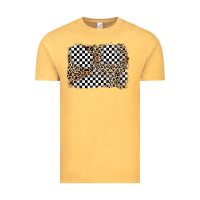 Vintage Mustard race leopard background Vintage Tee - Zillion Design Studio