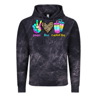 Cloud Black peace love loaded tea Vintage Hoodie - JahusDesignShop