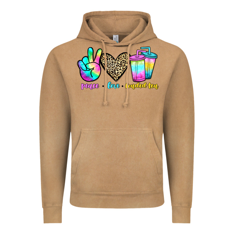 Peace Love Loaded Tea Vintage Hoodie by JahusDesignShop | Teevron