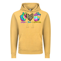 Vintage Mustard peace love loaded tea Vintage Hoodie - JahusDesignShop